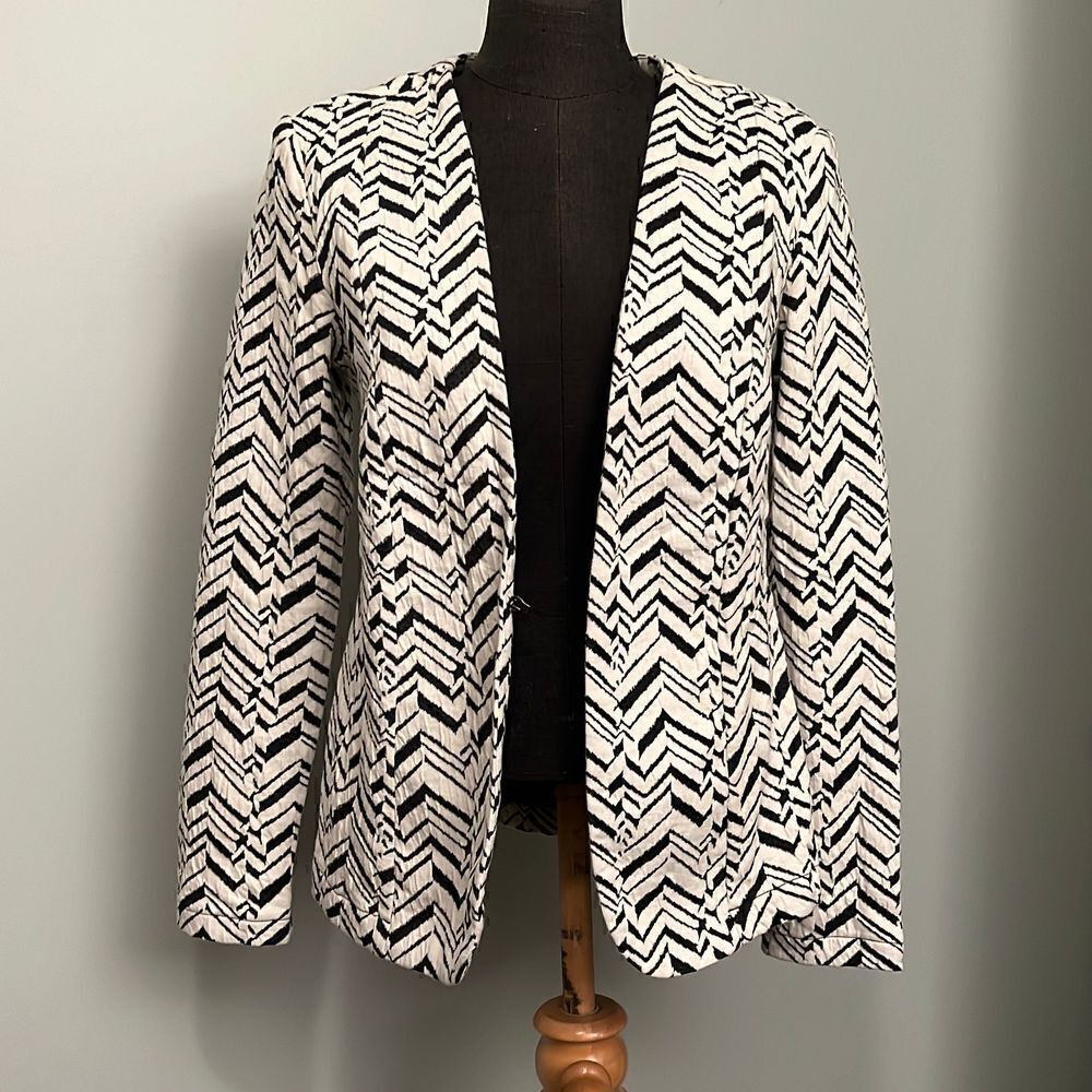 Truworths, Black & White Striped Blazer